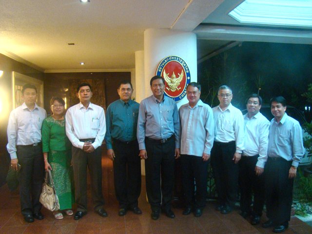 Ambassador hosted dinner in honour of Minister for Labour, Employment and Social Security of Republic of the Union of Myanmar